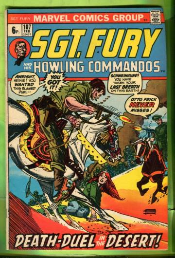 Sgt. Fury and His Howling Commandos Vol. 1 #107 Feb 73