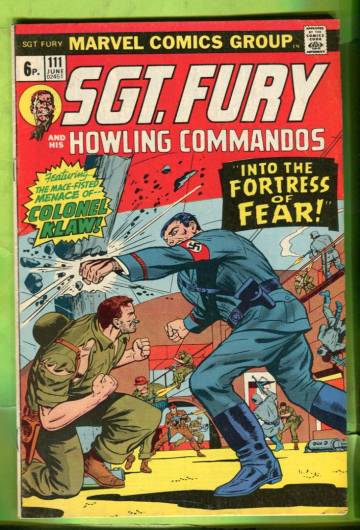 Sgt. Fury and His Howling Commandos Vol. 1 #111 Jun 73