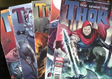 The Unworthy Thor Vol. 1 #1-5 Jan - May 17 (Whole miniseries)