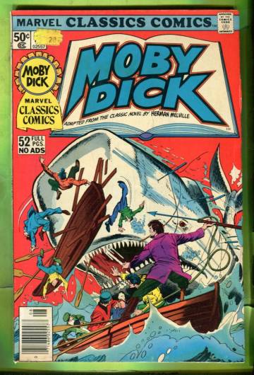 Marvel Classics Comics Series Featuring Moby Dick (Vol.1 #8 May 76)