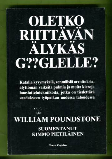 Oletko riittävän älykäs G??glelle?