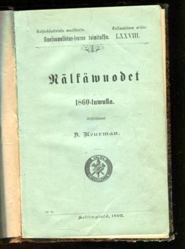 Nälkäwuodet 1860-luwulla
