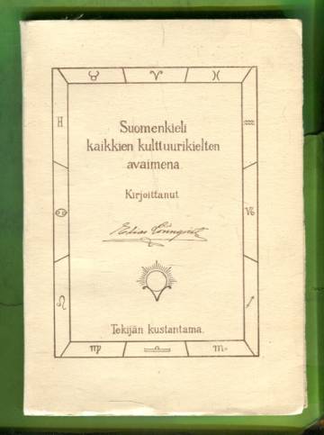 Suomenkieli kaikkien kulttuurikielten avaimena