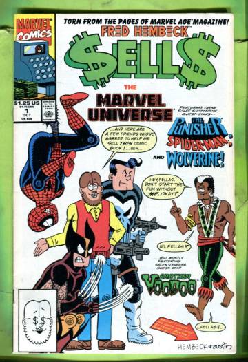 Fred Hembeck Sells the Marvel Universe Vol. 1 #1 Oct 90