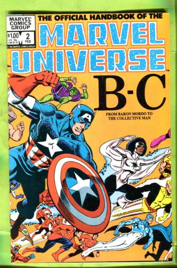 Official Handbook of the Marvel Universe Vol. 1 #2 Feb 83