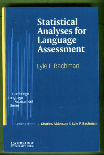 Statistical Analyses for Language Assessment