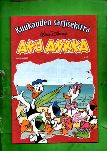 Aku Ankka - Kuukauden sarjisekstra 51: Heinäkuu 2003