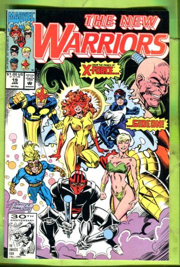 The New Warriors Vol 1 #19 Jan 92