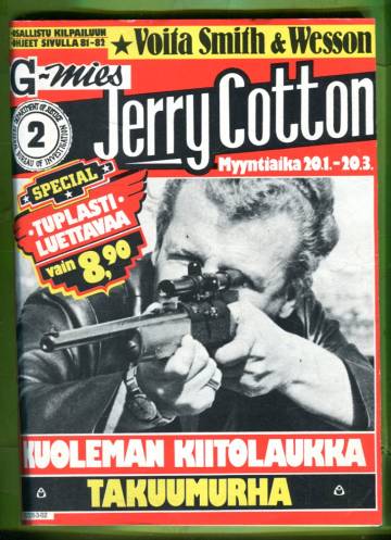Jerry Cotton 2/83 - Kuoleman kiitolaukka & Takuumurha (Special)