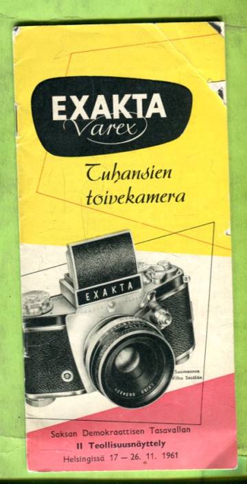 Exakta Varex - Tuhansien toivekamera (esite)
