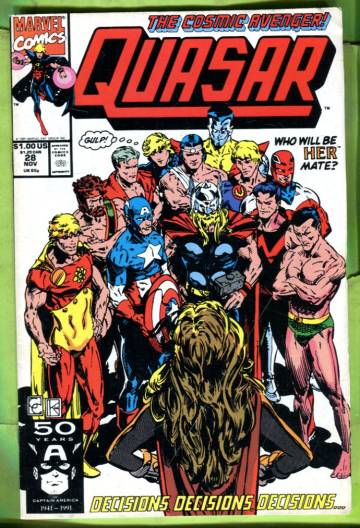 Quasar Vol. 1 #28 Nov 91