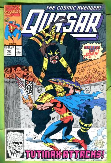 Quasar Vol. 1 #12 Jul 90