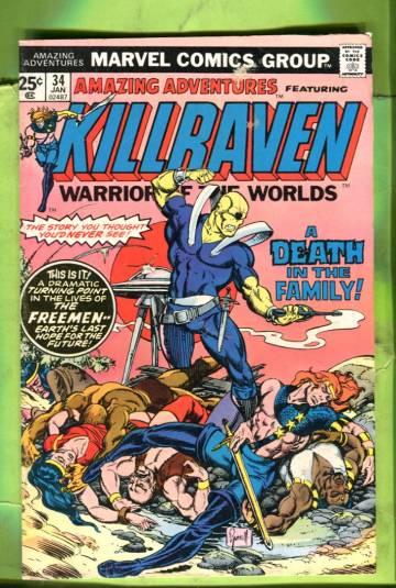 Amazing Adventures Vol. 1 #34 Jan 76