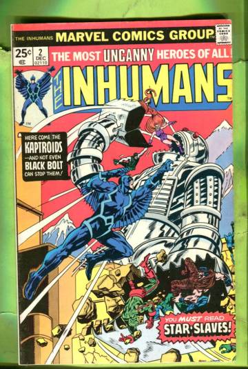 Inhumans Vol. 1 #2 Dec 75
