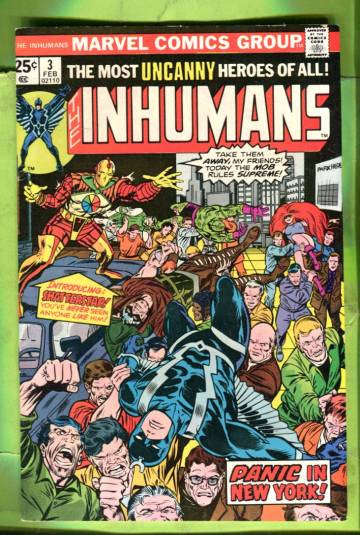 Inhumans Vol. 1 #3 Feb 76