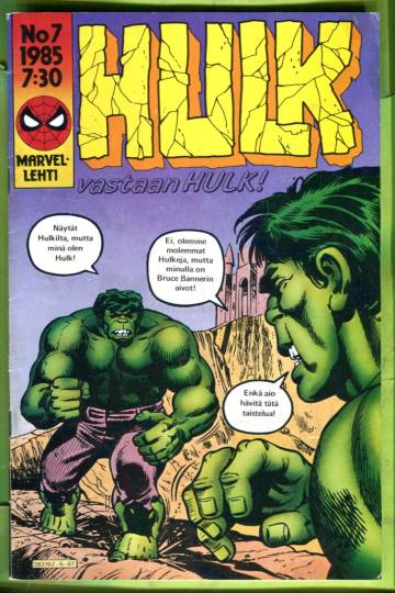 Hulk 7/85