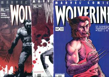Wolverine #167-169: Bloodsport #1-3 Oct-Dec 01 (Whole miniserie)