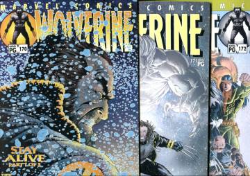Wolverine #170-172: Stay Alive #1-3 Jan-Mar 02 (Whole miniserie)