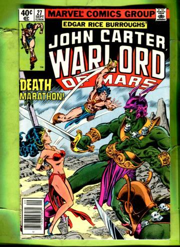John Carter, Warlord of Mars Vol. 1 #27 Sep 79