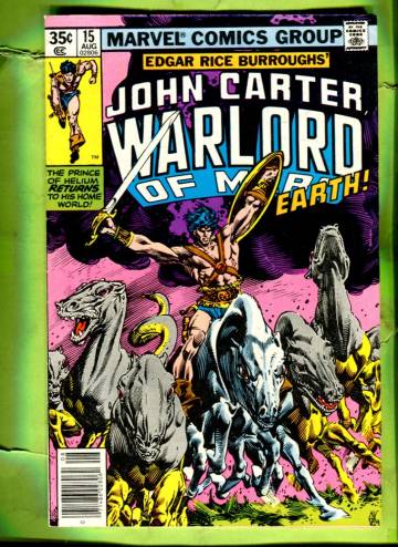 John Carter, Warlord of Mars Vol. 1 #15 Aug 78