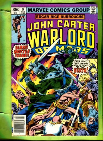 John Carter, Warlord of Mars Vol. 1 #9 Feb 78