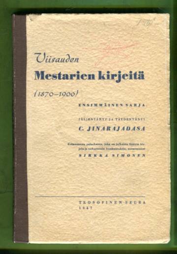 Viisauden Mestarien kirjeitä (1870-1900) - Ensimmäinen sarja