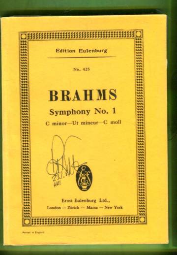 Symphony No. 1, C minor, for Orchestra, Op. 68