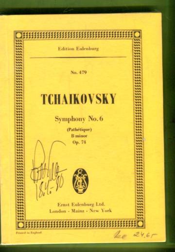 Symphony No. 6, B minor (Pathétique), Op. 74