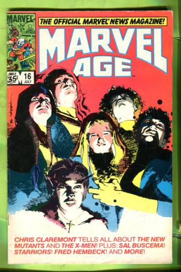 Marvel Age Vol 1 #16 Jul 84