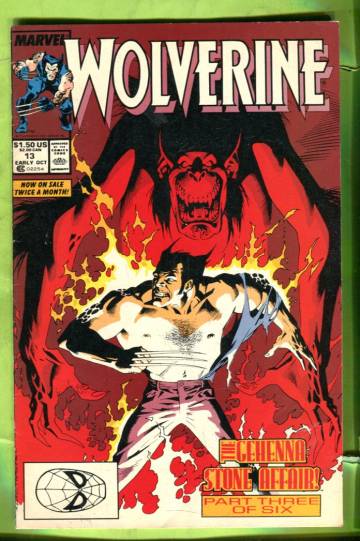Wolverine #13 Early Oct 89