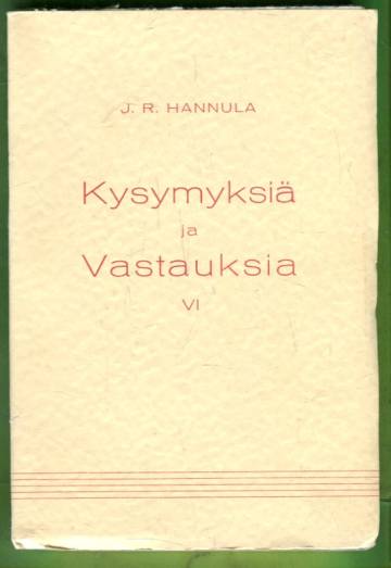 Kysymyksiä ja Vastauksia 6