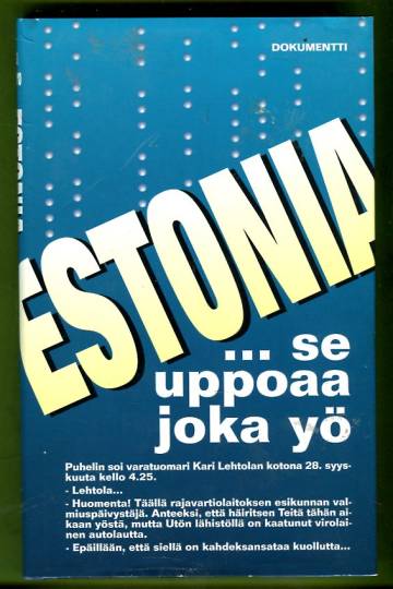 Estonia - Se uppoaa joka yö