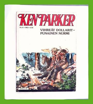 Ken Parker 6/83 - Vihreät dollarit - punainen nurmi