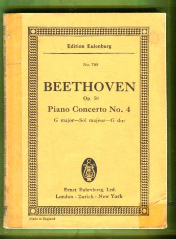 Concerto No. 4, G major for Pianoforte and Orchestra, Op. 58