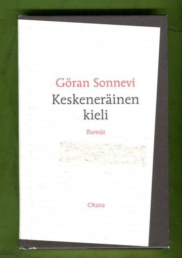 Keskeneräinen kieli