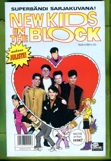 New Kids on the Block 5/91 + Juliste