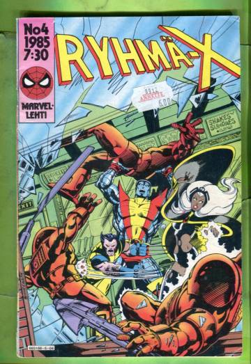 Ryhmä-X 4/85 (X-Men)