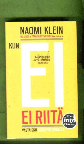 Kun ei ei riitä - Vastaisku shokkipolitiikalle