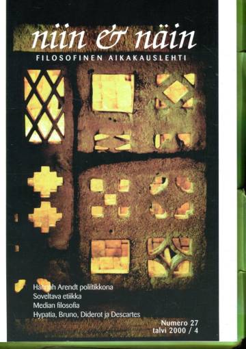 Niin & näin - Filosofinen aikakauslehti 27 (4/00)