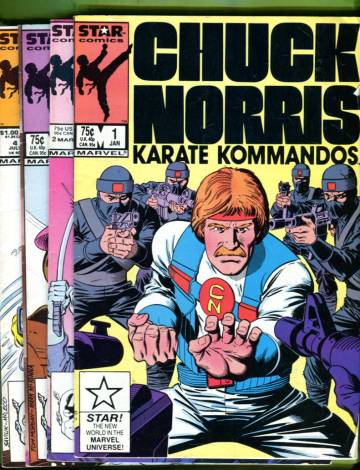 Chuck Norris Vol. 1 #1-4 Jan-Jul 87 (whole mini-series)