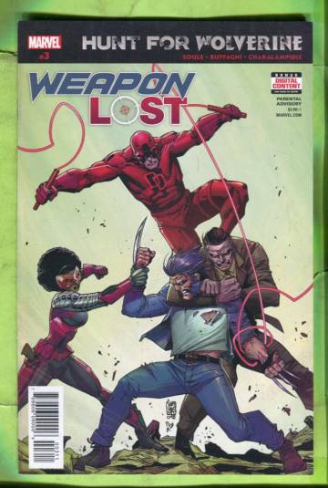 Hunt for Wolverine: Weapon Lost #3 Sep 18