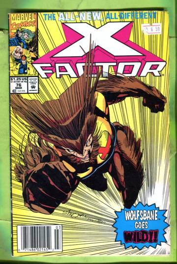 X-Factor Vol 1. #76 Mar 92