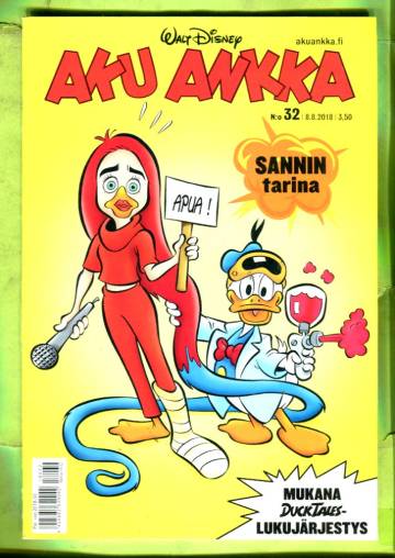 Aku Ankka 32/18 + liite