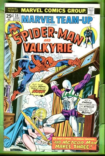 Marvel Team-Up, Spider-Man and Valkyrie Vol. 1 #34 Jun 75