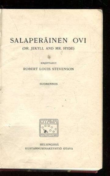 Salaperäinen ovi (Dr. Jekyll and Mr. Hyde)