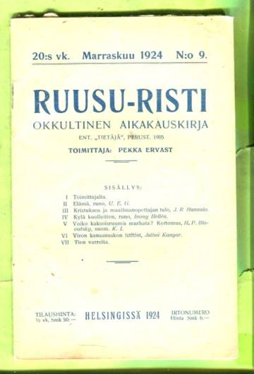 Ruusu-Risti - Okkultinen aikakauskirja 9/24