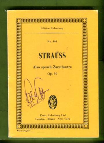 Also sprach Zarathustra, Symphonic Poem