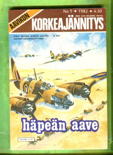 Aavikon korkeajännitys 1/82 - Häpeän aave