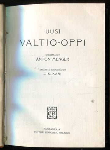 Uusi valtio-oppi