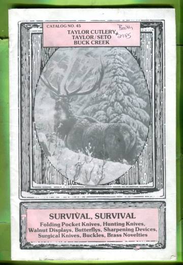 Taylor Cutlery / Taylor/Seto / Buck Creek Catalog No. 45
